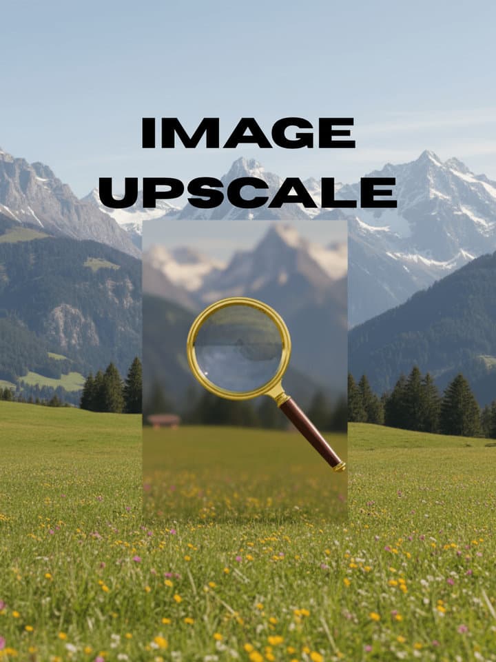 AI image upscaling workflow example showing enhanced resolution